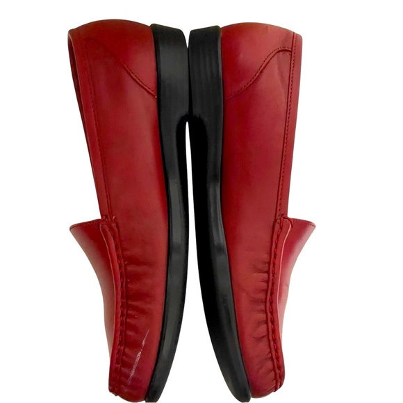 🔥SALE🔥SAS SIMPLIFY WOMENS RED LEATHER WOMENS LOAFERS SZ 8.5 N EUC - Picture 5 of 12